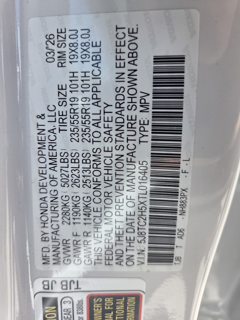 New 2026 ACURA RDX SH-AWD W/TECHNOLOGY PACKAGE in FT. PIERCE, FLORIDA