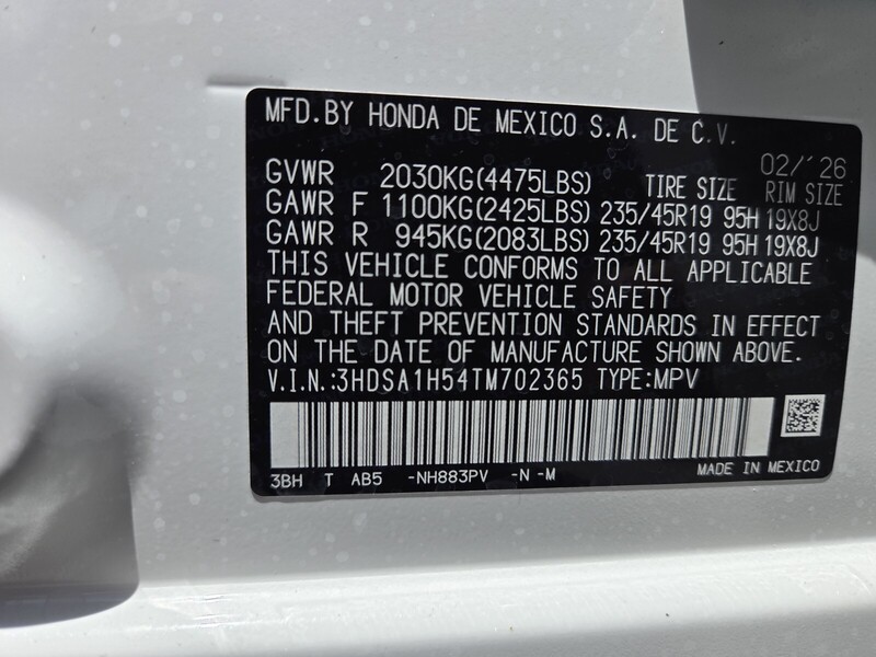 New 2026 ACURA ADX FWD W/A-SPEC PACKAGE in FT. PIERCE, FLORIDA