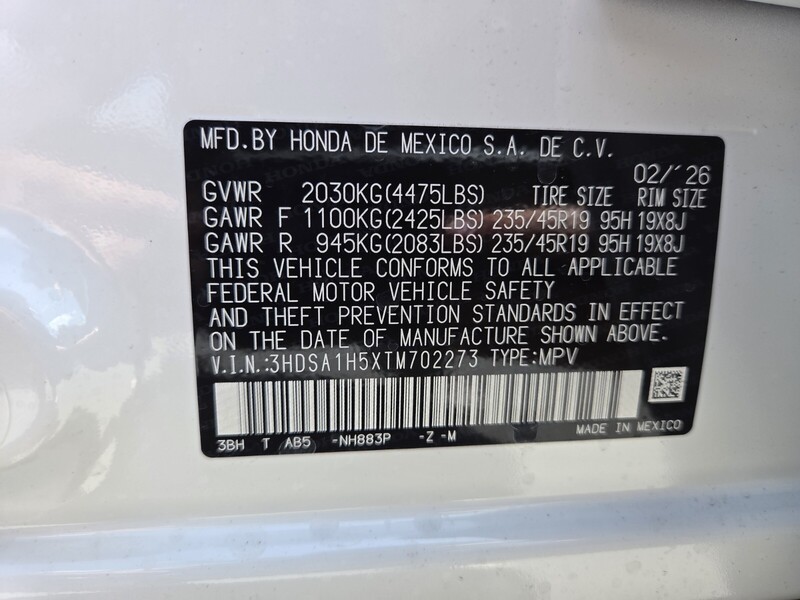 New 2026 ACURA ADX FWD W/A-SPEC PACKAGE in FT. PIERCE, FLORIDA