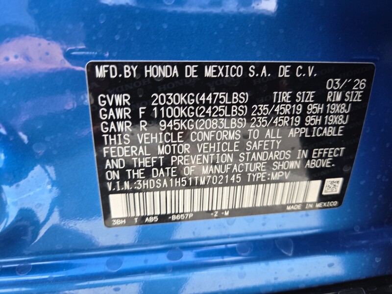 New 2026 ACURA ADX FWD W/A-SPEC PACKAGE in FT. PIERCE, FLORIDA