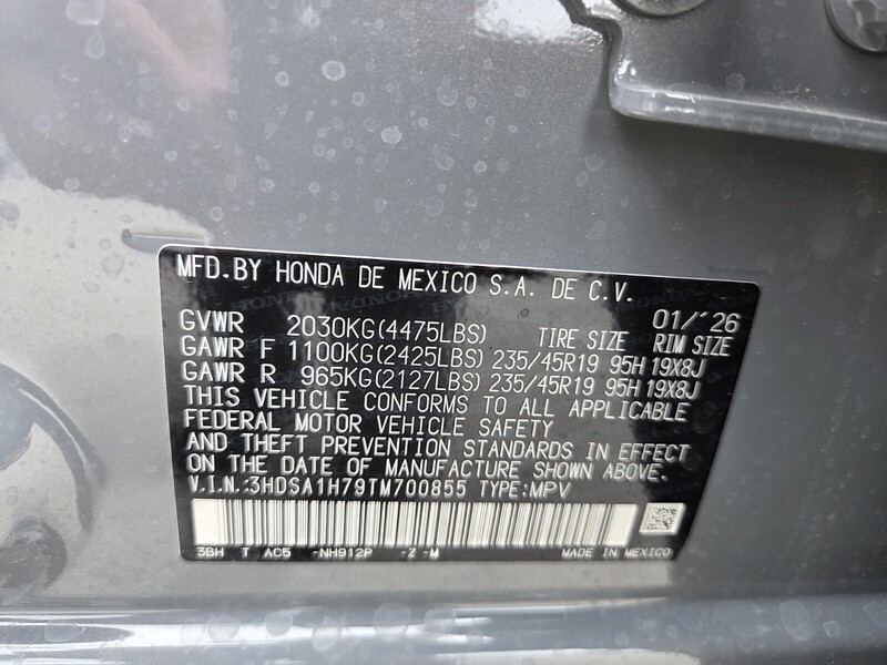 New 2026 ACURA ADX FWD W/A-SPEC ADVANCE PACKAGE in FT. PIERCE, FLORIDA