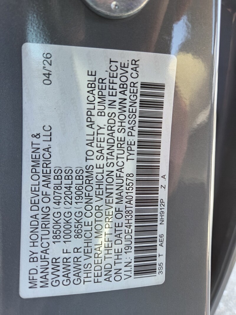 New 2026 ACURA INTEGRA CVT W/A-SPEC PACKAGE in FT. PIERCE, FLORIDA