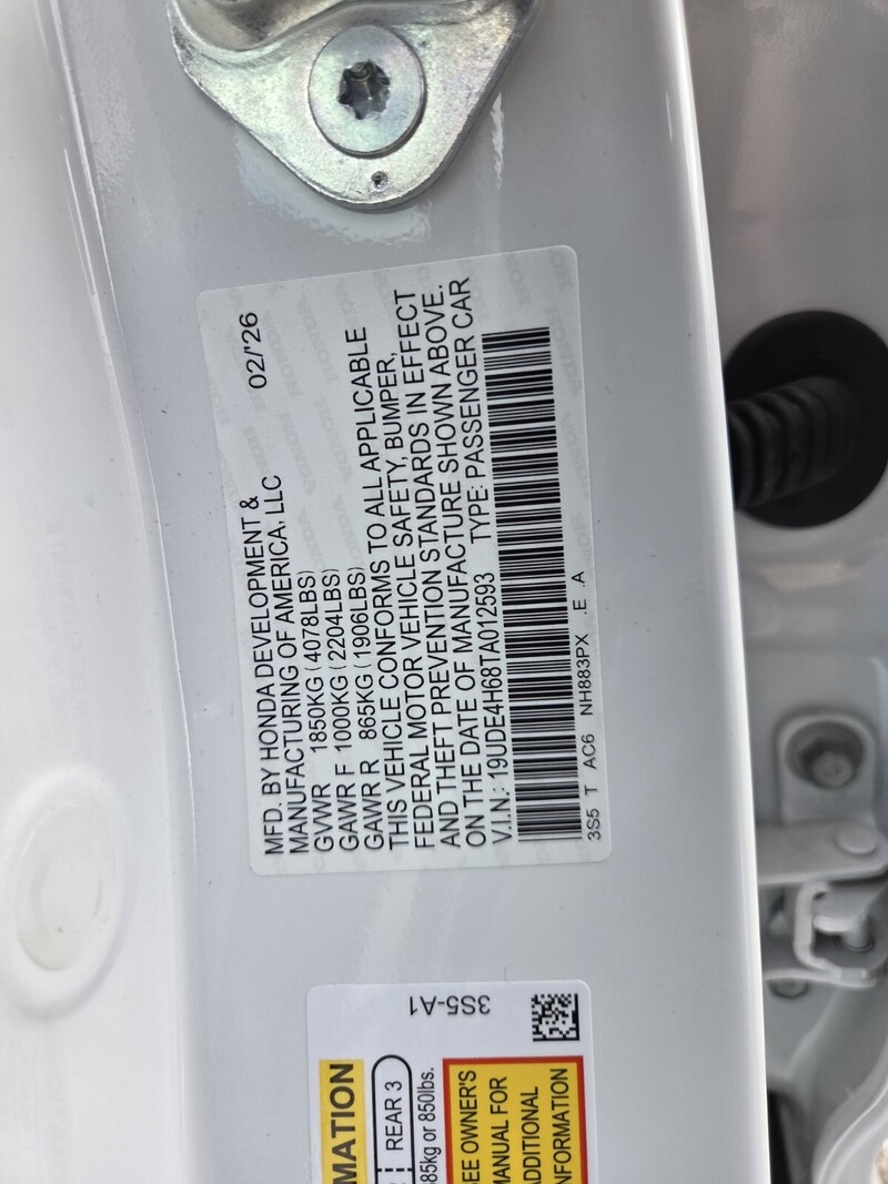 New 2026 ACURA INTEGRA CVT W/A-SPEC TECHNOLOGY PACKAGE in FT. PIERCE, FLORIDA