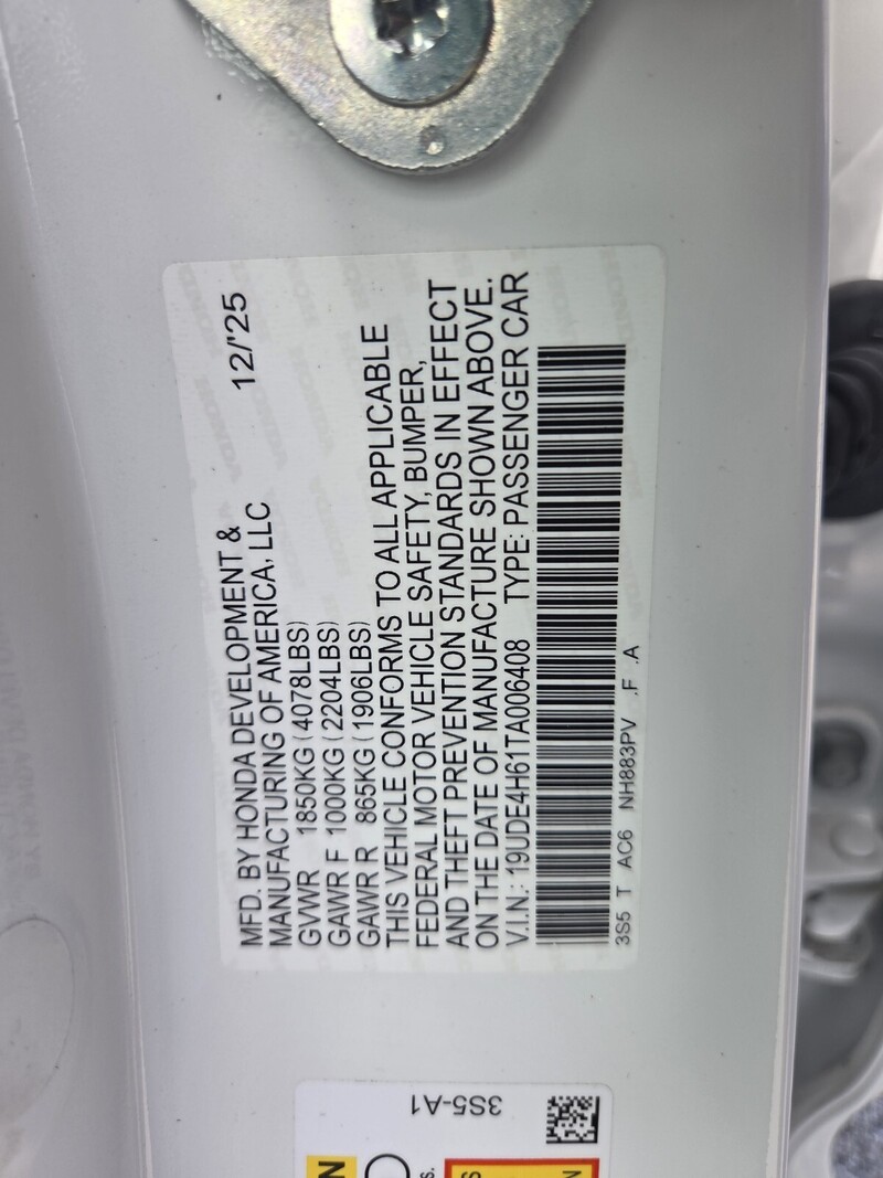 New 2026 ACURA INTEGRA CVT W/A-SPEC TECHNOLOGY PACKAGE in FT. PIERCE, FLORIDA