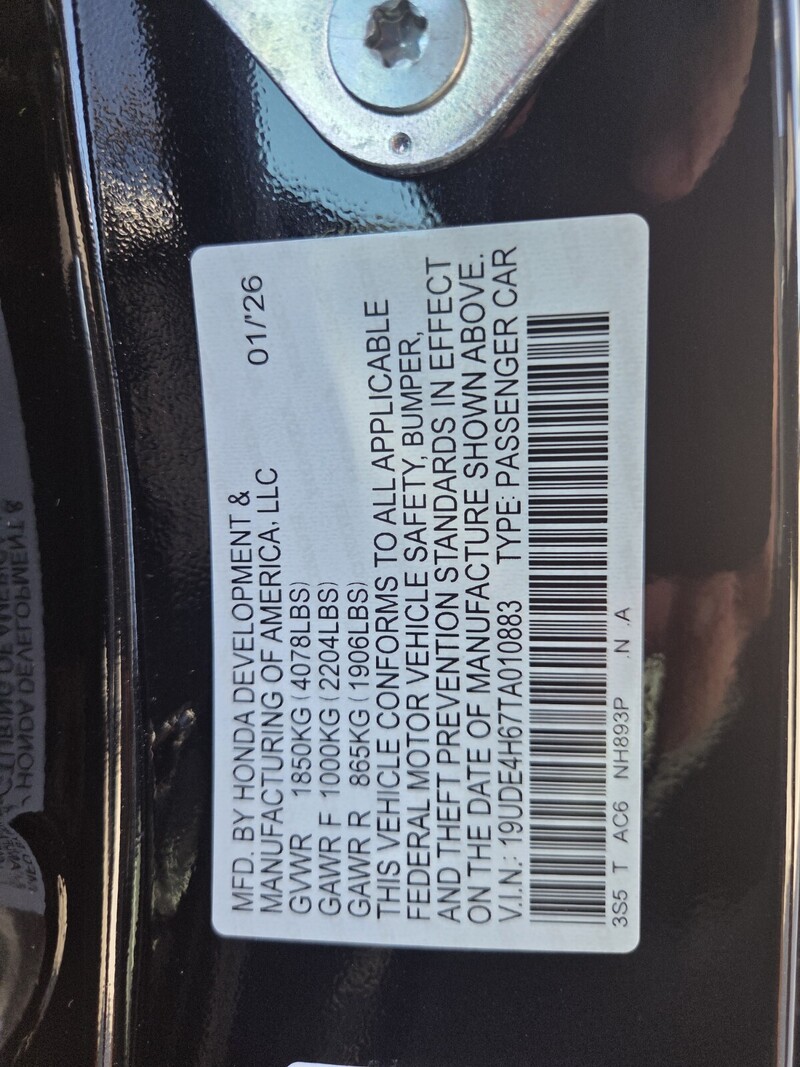 New 2026 ACURA INTEGRA CVT W/A-SPEC TECHNOLOGY PACKAGE in FT. PIERCE, FLORIDA