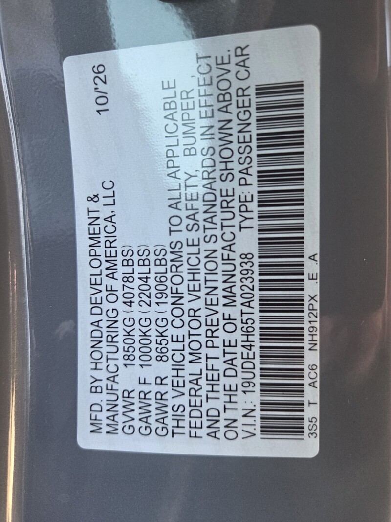 New 2026 ACURA INTEGRA CVT W/A-SPEC TECHNOLOGY PACKAGE in FT. PIERCE, FLORIDA