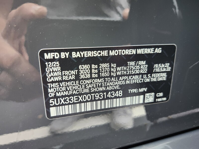 New 2026 BMW X6 XDRIVE40I in FT. PIERCE, FLORIDA