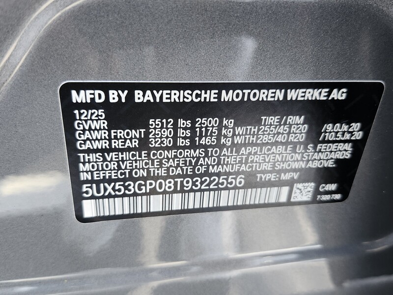 New 2026 BMW X3 30 XDRIVE in FT. PIERCE, FLORIDA