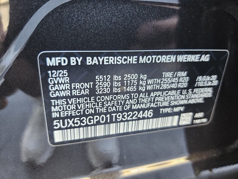 New 2026 BMW X3 30 XDRIVE in FT. PIERCE, FLORIDA