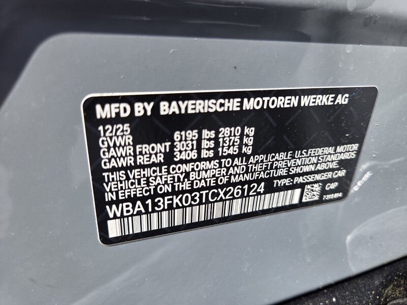 New 2026 BMW 5 SERIES 550E XDRIVE in FT. PIERCE, FLORIDA