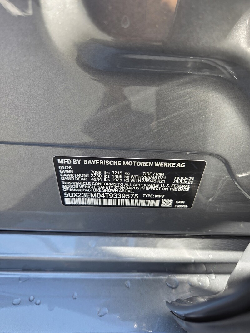 New 2026 BMW X7 XDRIVE40I in FT. PIERCE, FLORIDA