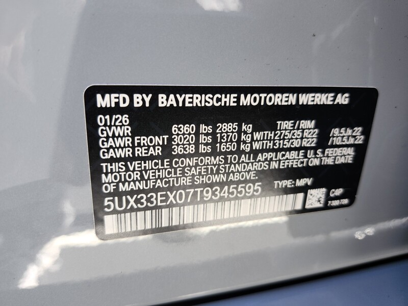 New 2026 BMW X6 XDRIVE40I in FT. PIERCE, FLORIDA