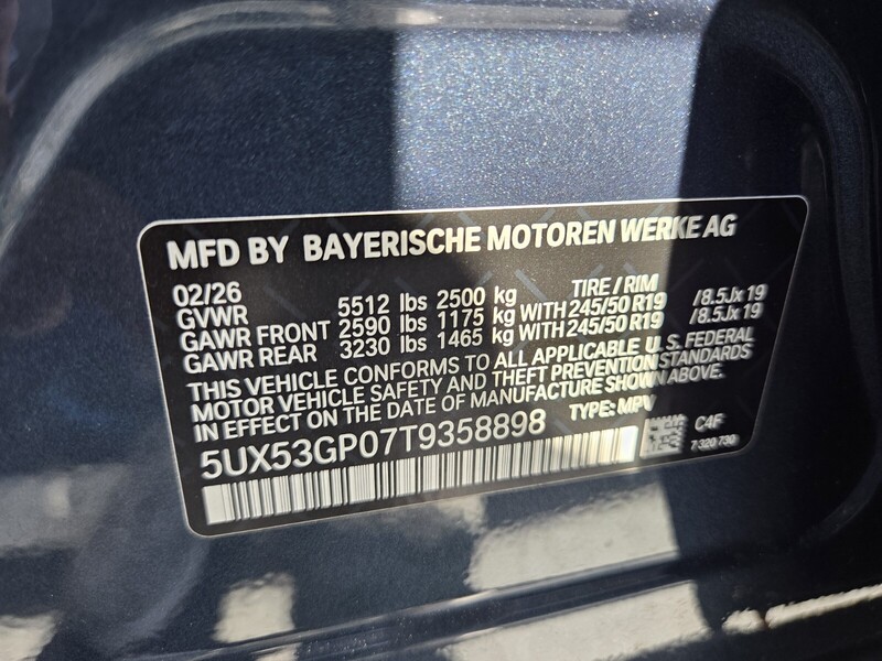 New 2026 BMW X3 30 XDRIVE in FT. PIERCE, FLORIDA