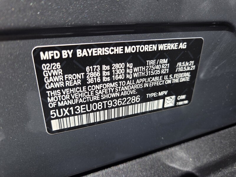 New 2026 BMW X5 SDRIVE40I in FT. PIERCE, FLORIDA