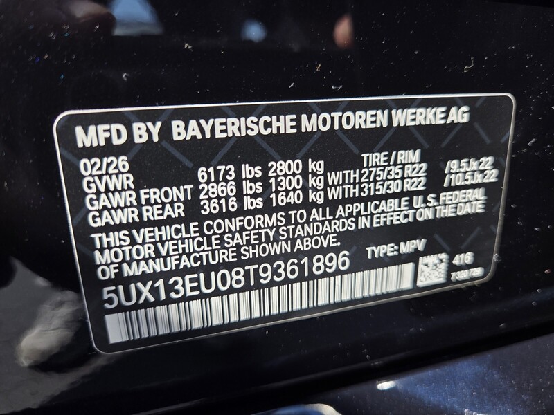 New 2026 BMW X5 SDRIVE40I in FT. PIERCE, FLORIDA