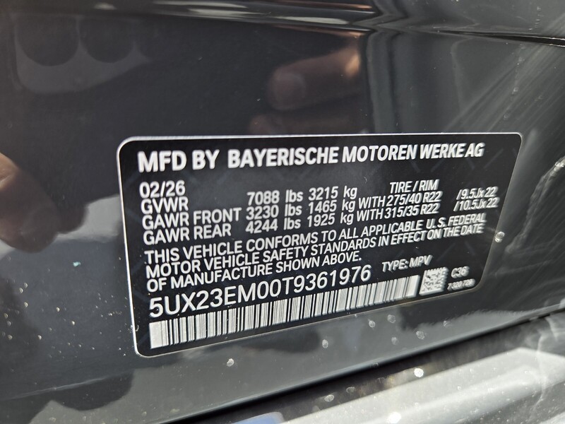 New 2026 BMW X7 XDRIVE40I in FT. PIERCE, FLORIDA