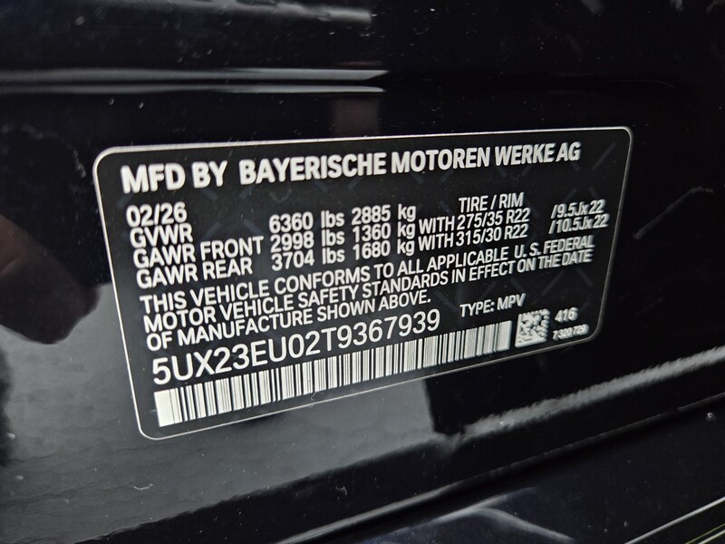 New 2026 BMW X5 XDRIVE40I in FT. PIERCE, FLORIDA