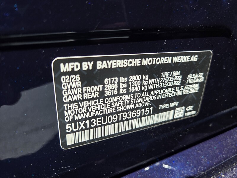 New 2026 BMW X5 SDRIVE40I in FT. PIERCE, FLORIDA