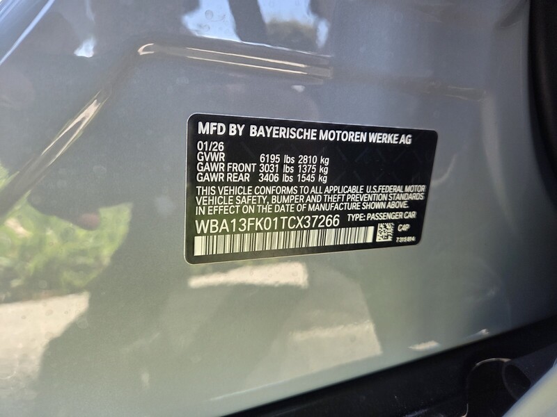 New 2026 BMW 5 SERIES 550E XDRIVE in FT. PIERCE, FLORIDA