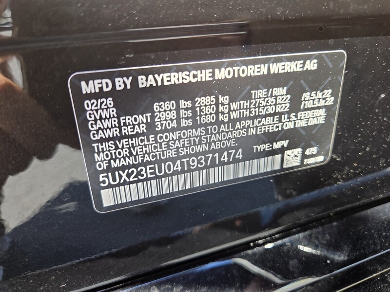 New 2026 BMW X5 XDRIVE40I in FT. PIERCE, FLORIDA