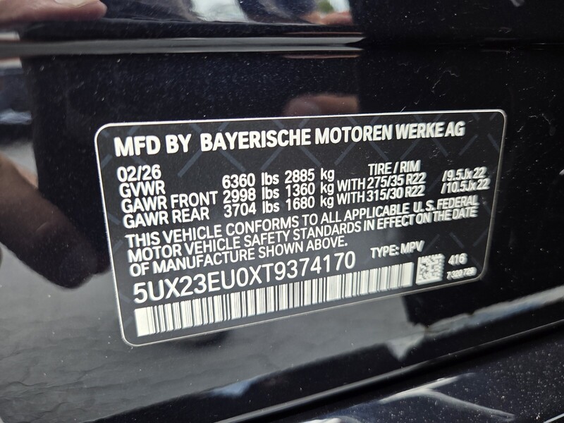 New 2026 BMW X5 XDRIVE40I in FT. PIERCE, FLORIDA