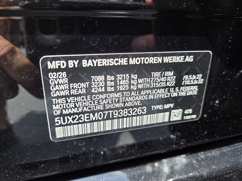 New 2026 BMW X7 XDRIVE40I in FT. PIERCE, FLORIDA