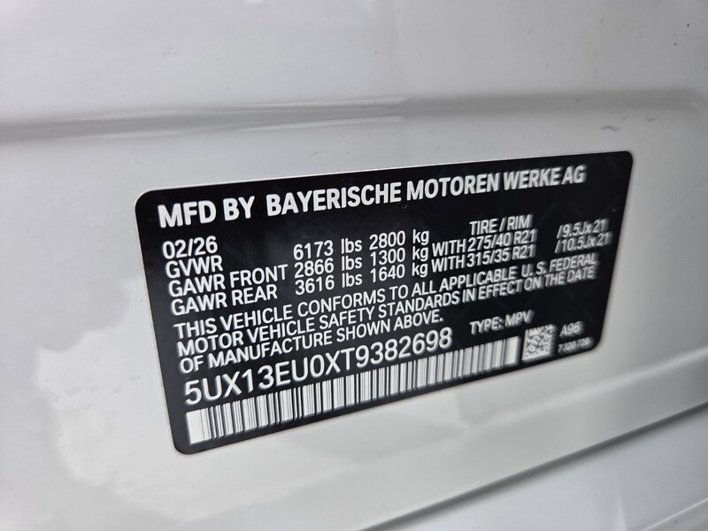 New 2026 BMW X5 SDRIVE40I in FT. PIERCE, FLORIDA