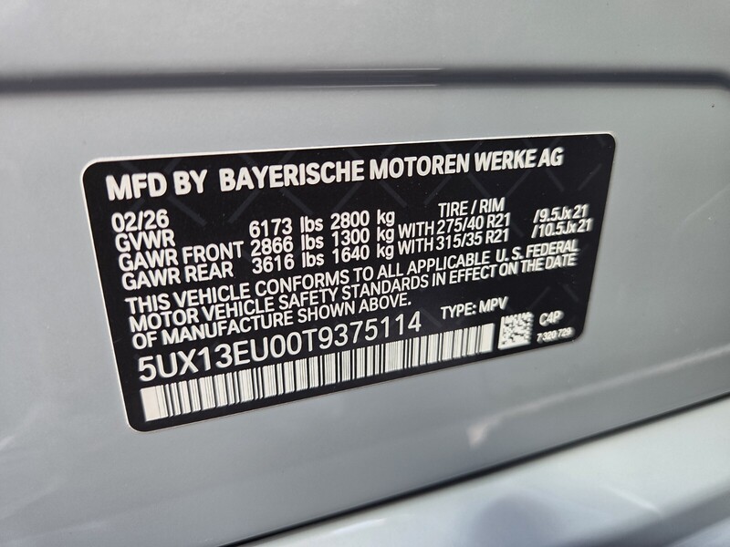 New 2026 BMW X5 SDRIVE40I in FT. PIERCE, FLORIDA