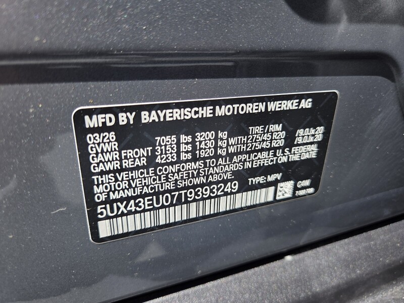 New 2026 BMW X5 XDRIVE50E in FT. PIERCE, FLORIDA
