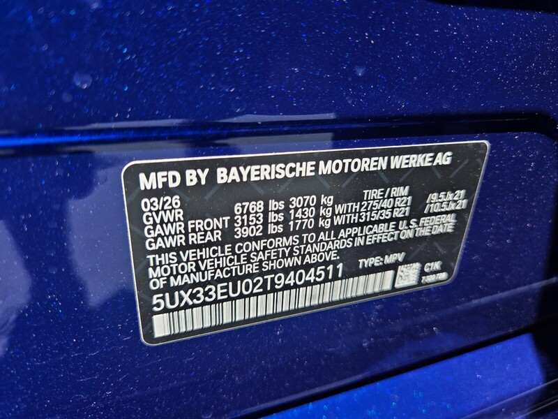 New 2026 BMW X5 M60I in FT. PIERCE, FLORIDA