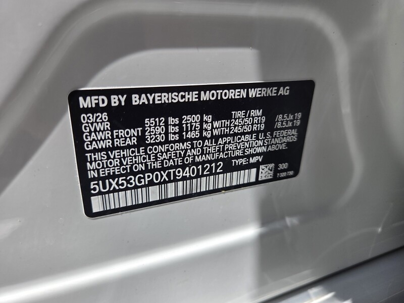 New 2026 BMW X3 30 XDRIVE in FT. PIERCE, FLORIDA