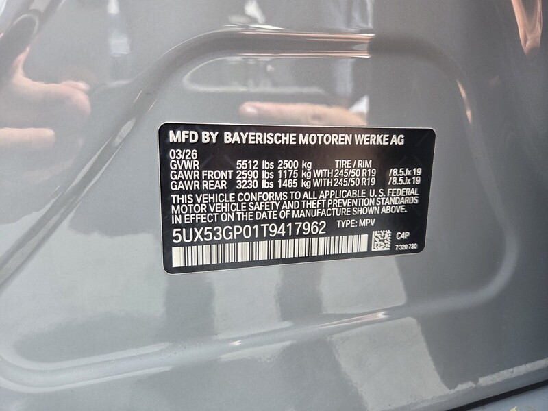 New 2026 BMW X3 30 XDRIVE in FT. PIERCE, FLORIDA