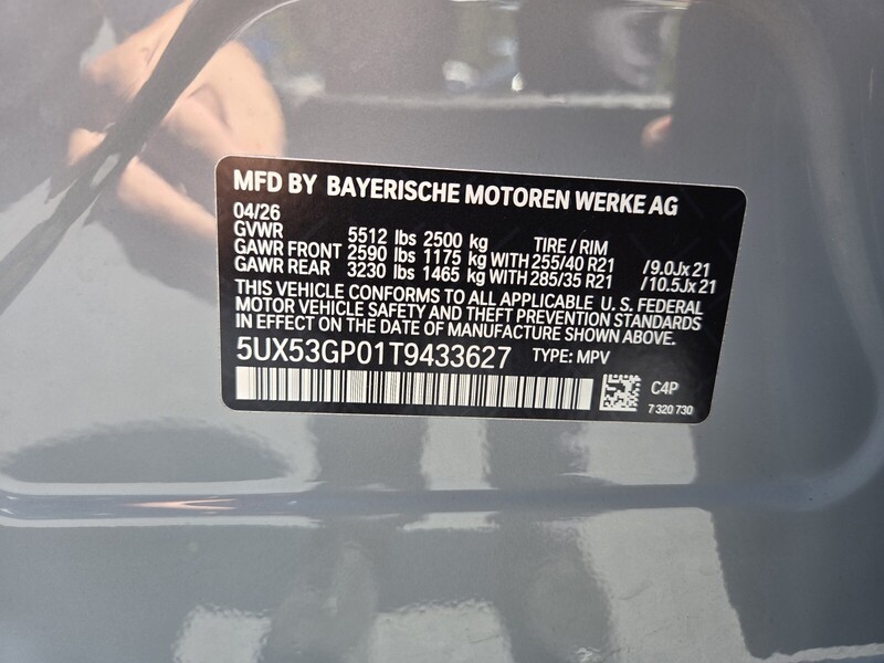 New 2026 BMW X3 30 XDRIVE in FT. PIERCE, FLORIDA