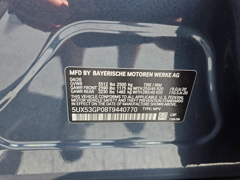 New 2026 BMW X3 30 XDRIVE in FT. PIERCE, FLORIDA