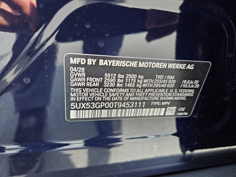 New 2026 BMW X3 30 xDrive in FT. PIERCE, FLORIDA