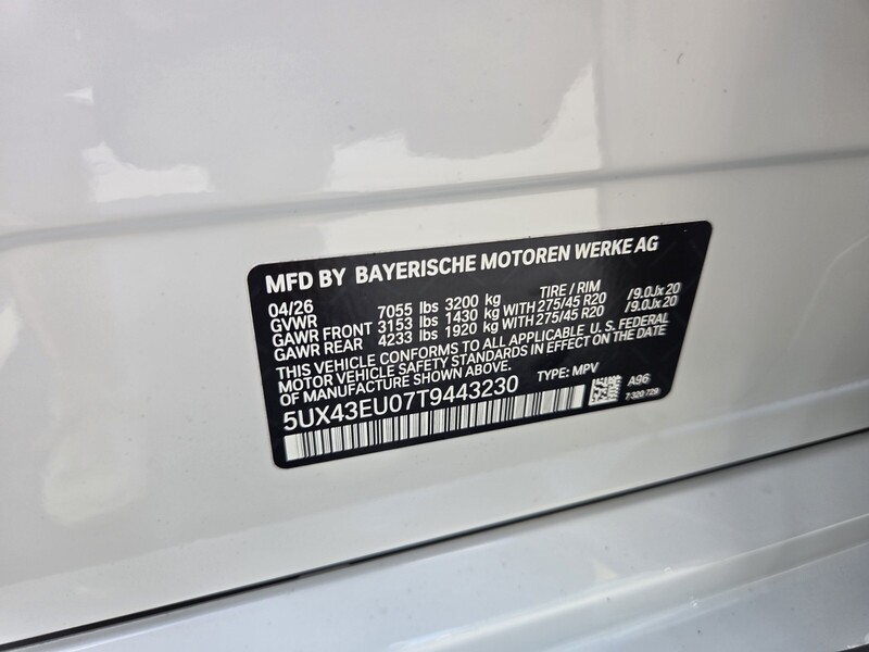 New 2026 BMW X5 XDRIVE50E in FT. PIERCE, FLORIDA