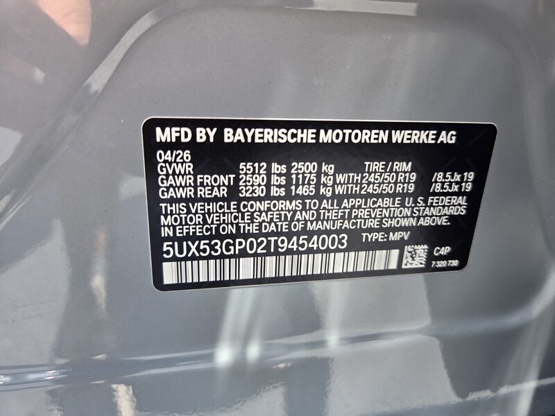 New 2026 BMW X3 30 XDRIVE in FT. PIERCE, FLORIDA
