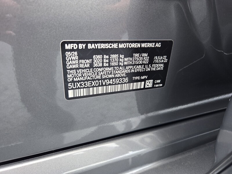New 2027 BMW X6 XDRIVE40I in FT. PIERCE, FLORIDA