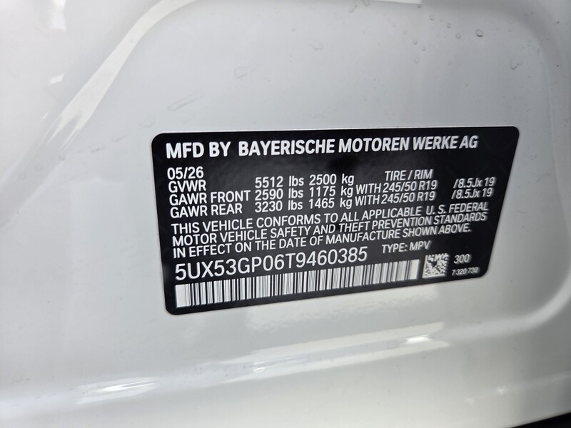 New 2026 BMW X3 30 XDRIVE in FT. PIERCE, FLORIDA