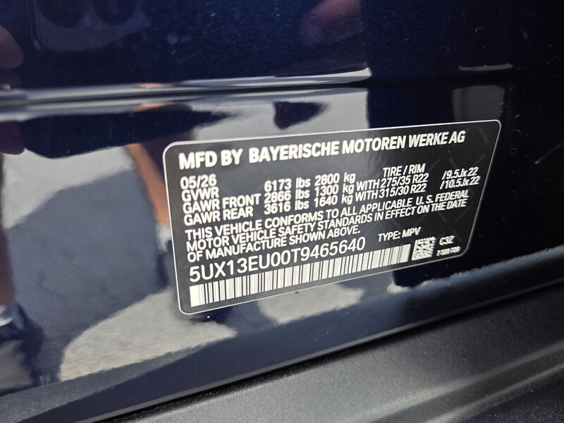 New 2026 BMW X5 SDRIVE40I in FT. PIERCE, FLORIDA