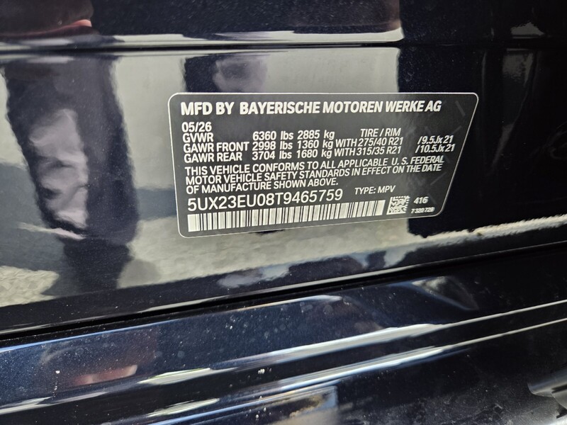 New 2026 BMW X5 XDRIVE40I in FT. PIERCE, FLORIDA