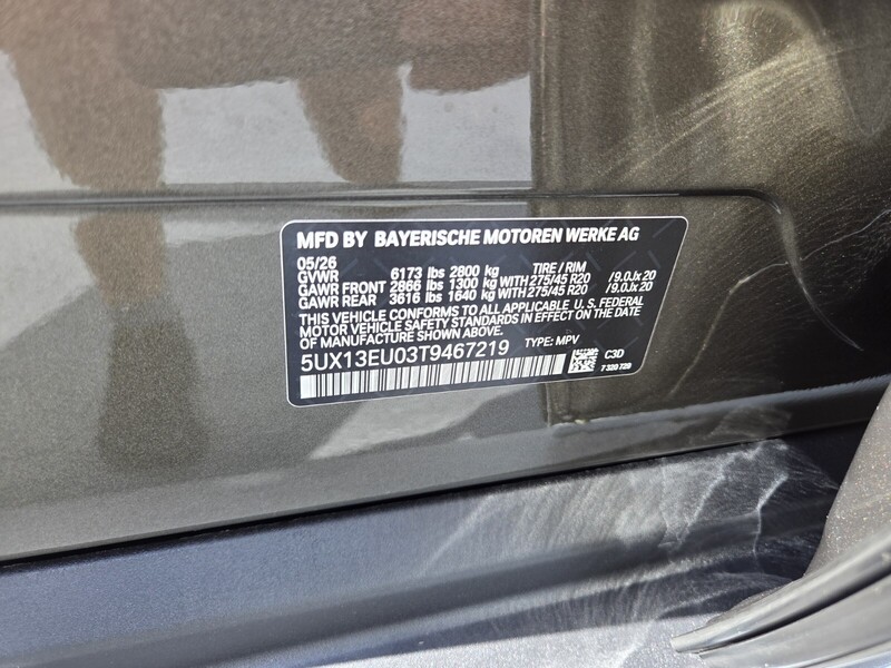New 2026 BMW X5 SDRIVE40I in FT. PIERCE, FLORIDA