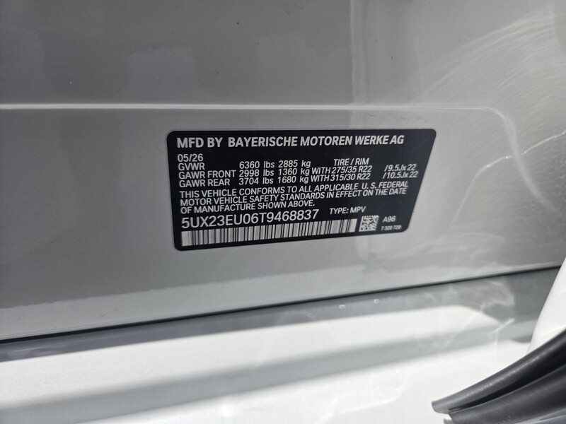 New 2026 BMW X5 XDRIVE40I in FT. PIERCE, FLORIDA