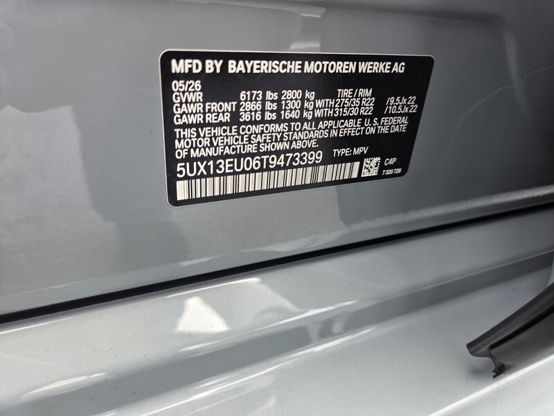New 2026 BMW X5 SDRIVE40I in FT. PIERCE, FLORIDA