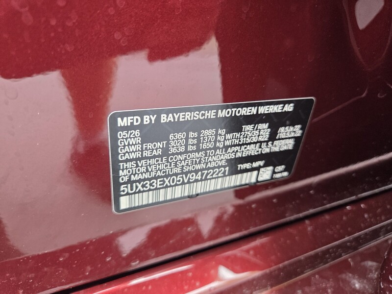 New 2027 BMW X6 XDRIVE40I in FT. PIERCE, FLORIDA