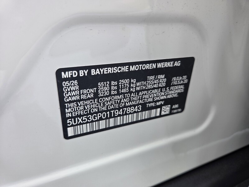 New 2026 BMW X3 30 XDRIVE in FT. PIERCE, FLORIDA