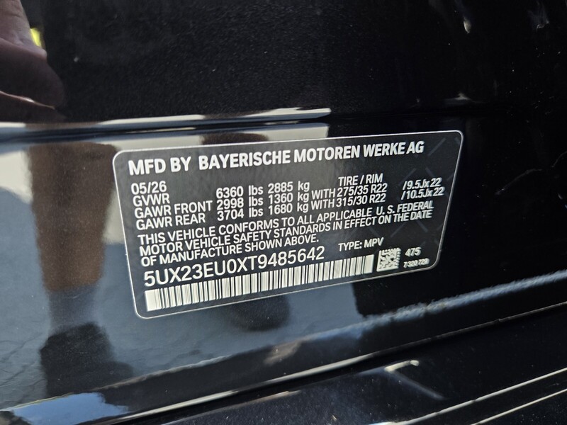 New 2026 BMW X5 XDRIVE40I in FT. PIERCE, FLORIDA