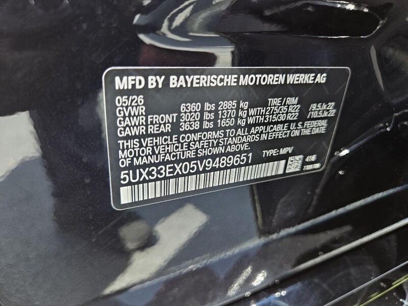New 2027 BMW X6 XDRIVE40I in FT. PIERCE, FLORIDA