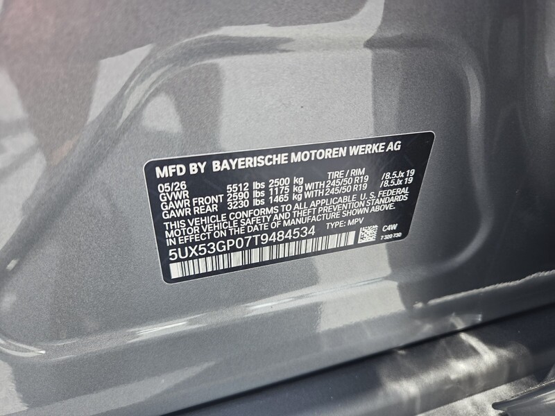 New 2026 BMW X3 30 XDRIVE in FT. PIERCE, FLORIDA