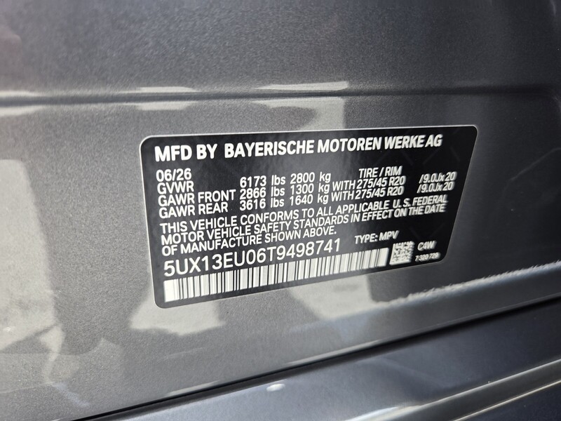 New 2026 BMW X5 SDRIVE40I in FT. PIERCE, FLORIDA